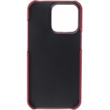 Coque iPhone 13 Pro - Basic cuir - Rouge
