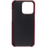 Coque iPhone 13 Pro Max - Basic cuir - Rouge