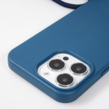 Coque iPhone 13 Pro Max - Bio Eco-Friendly nature avec cordon collier - Bleu