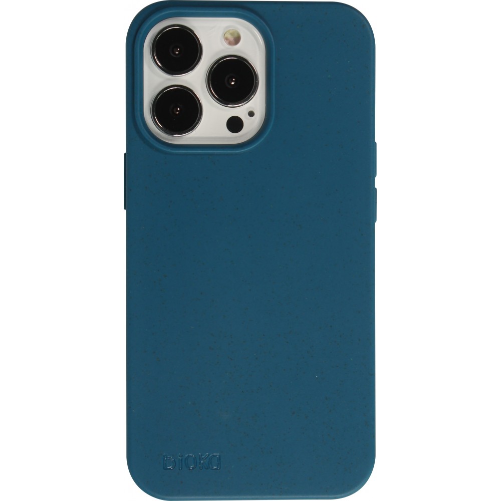 Coque iPhone 13 Pro - Bioka biodégradable et compostable Eco-Friendly - Bleu