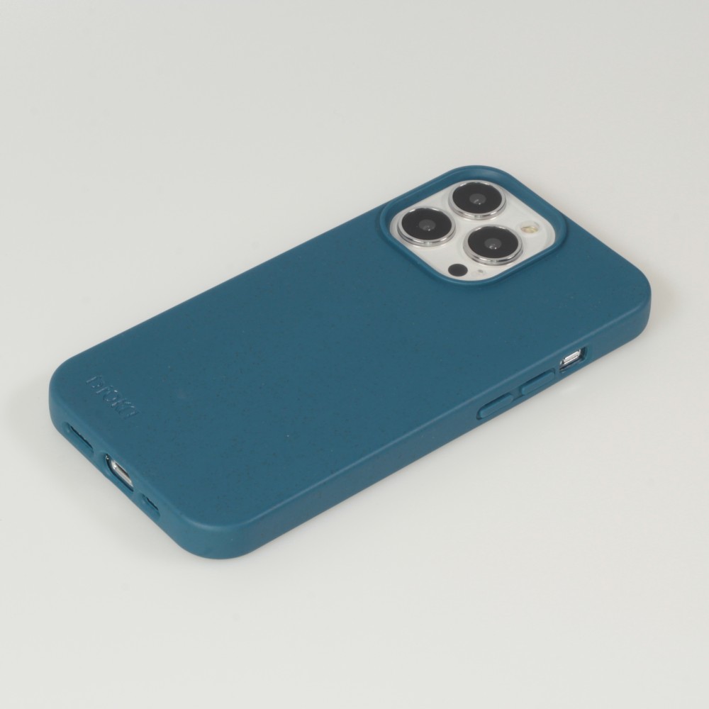 Coque iPhone 13 Pro - Bioka biodégradable et compostable Eco-Friendly - Bleu