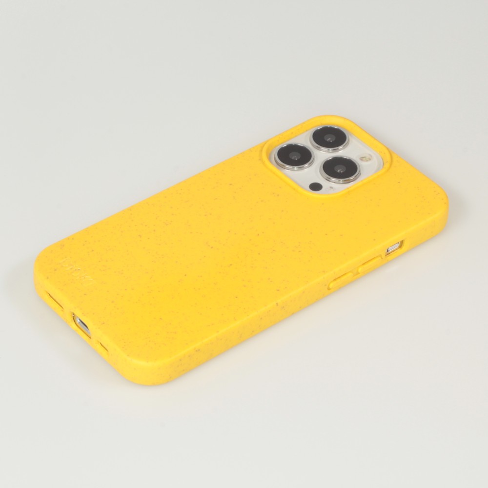 Coque iPhone 13 Pro - Bioka biodégradable et compostable Eco-Friendly jaune