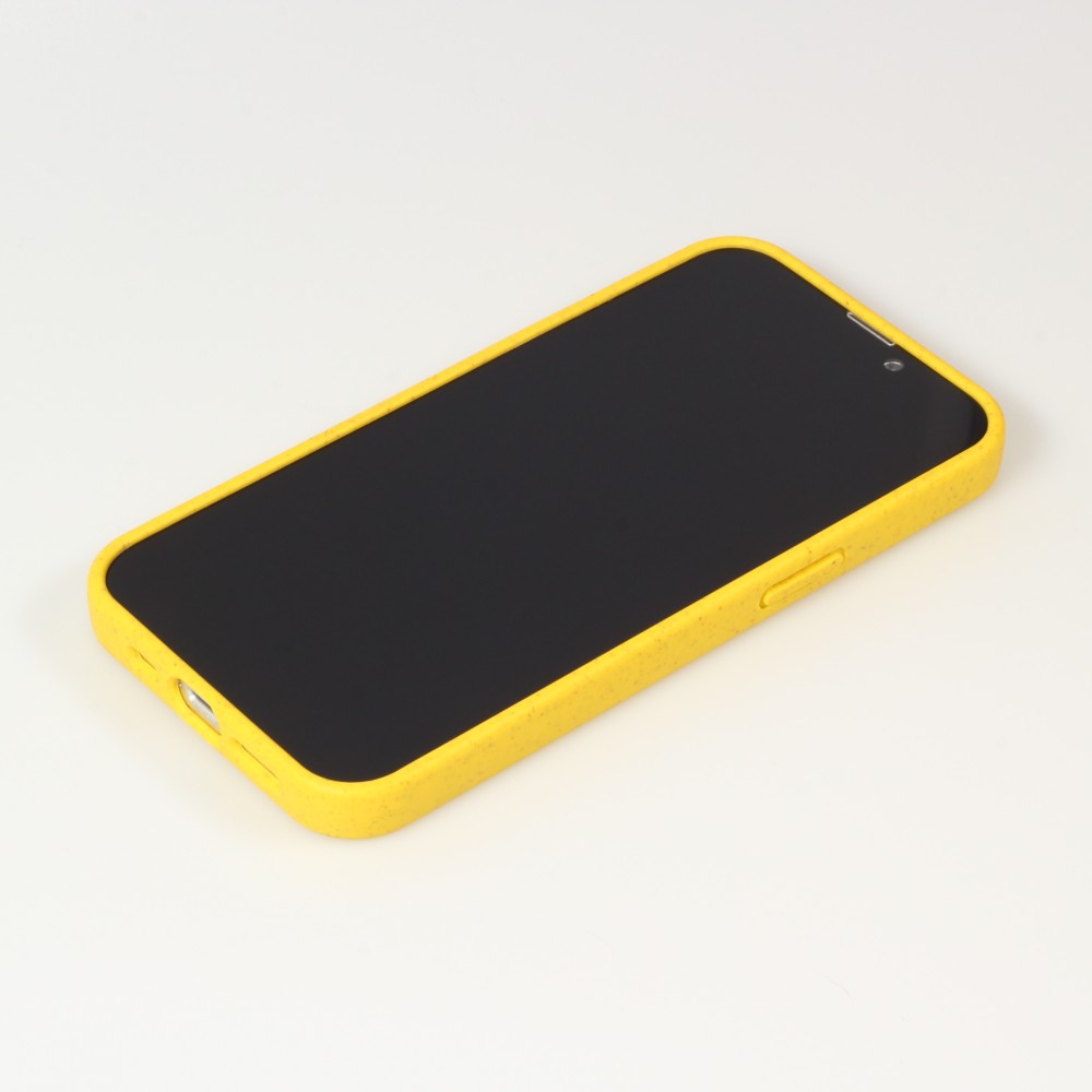 Coque iPhone 13 Pro Max - Bioka biodégradable et compostable Eco-Friendly jaune