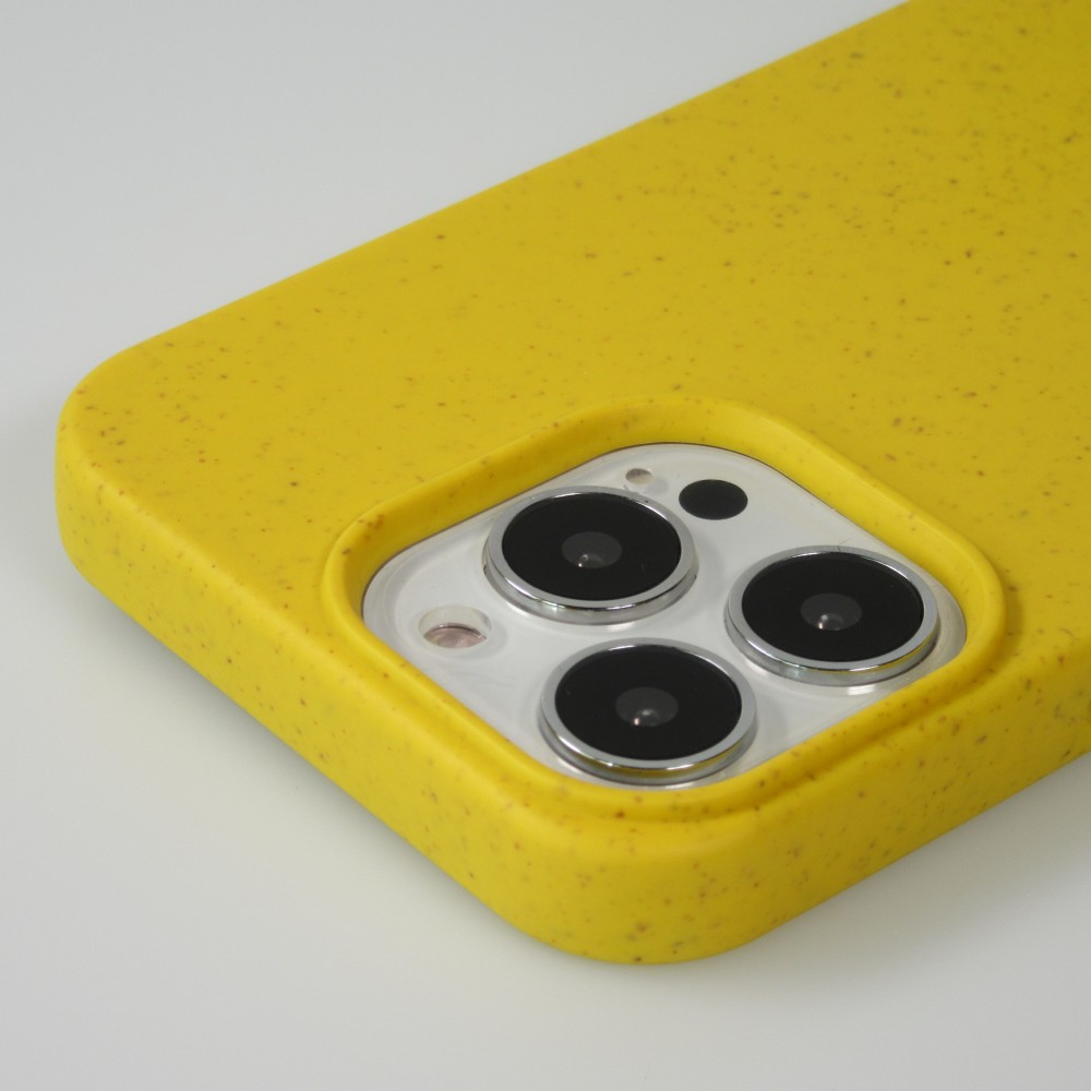 Coque iPhone 13 Pro Max - Bioka biodégradable et compostable Eco-Friendly jaune