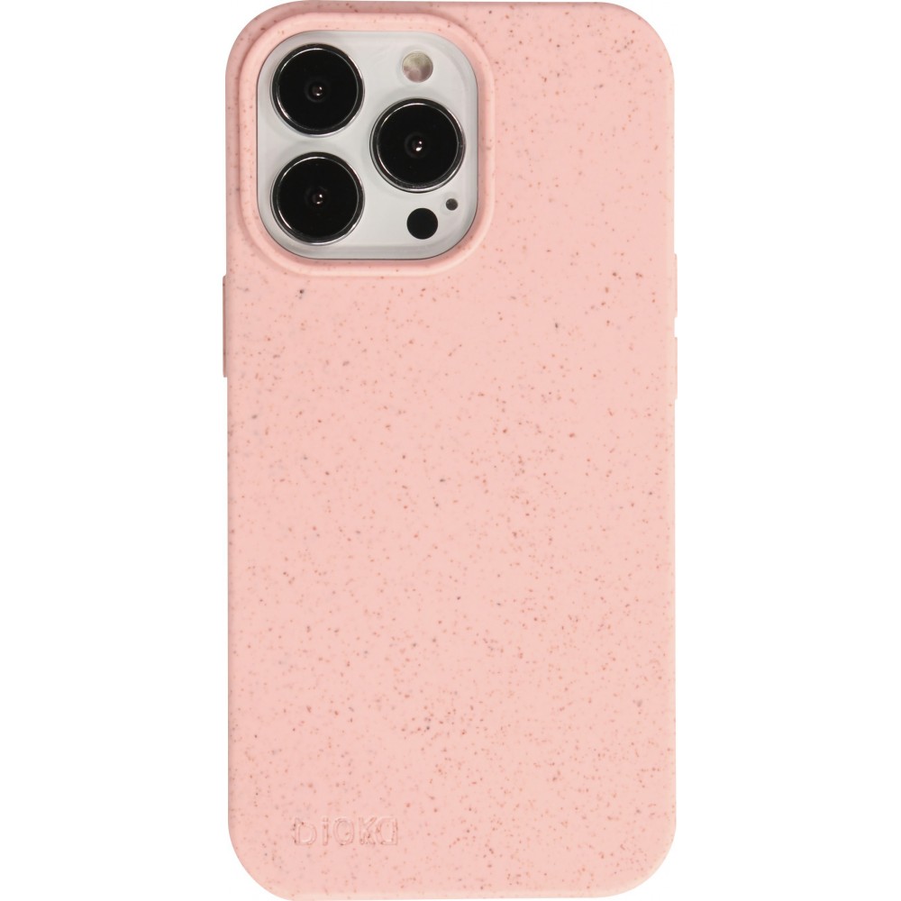 Hülle iPhone 13 Pro - Bioka Biologisch Abbaubar Eco-Friendly Kompostierbar - Rosa