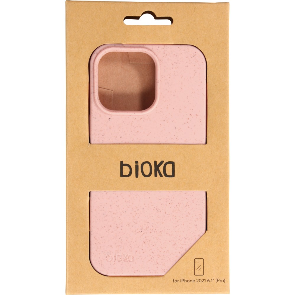 Hülle iPhone 13 Pro - Bioka Biologisch Abbaubar Eco-Friendly Kompostierbar - Rosa