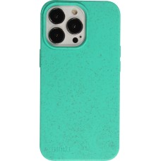 Coque iPhone 13 Pro - Bioka biodégradable et compostable Eco-Friendly - Turquoise