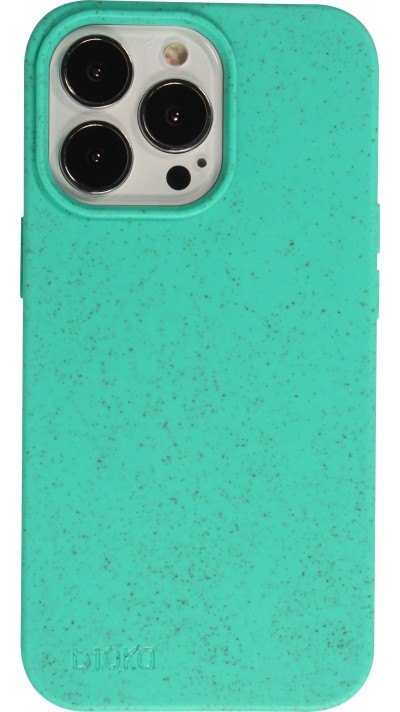 Coque iPhone 13 Pro - Bioka biodégradable et compostable Eco-Friendly - Turquoise