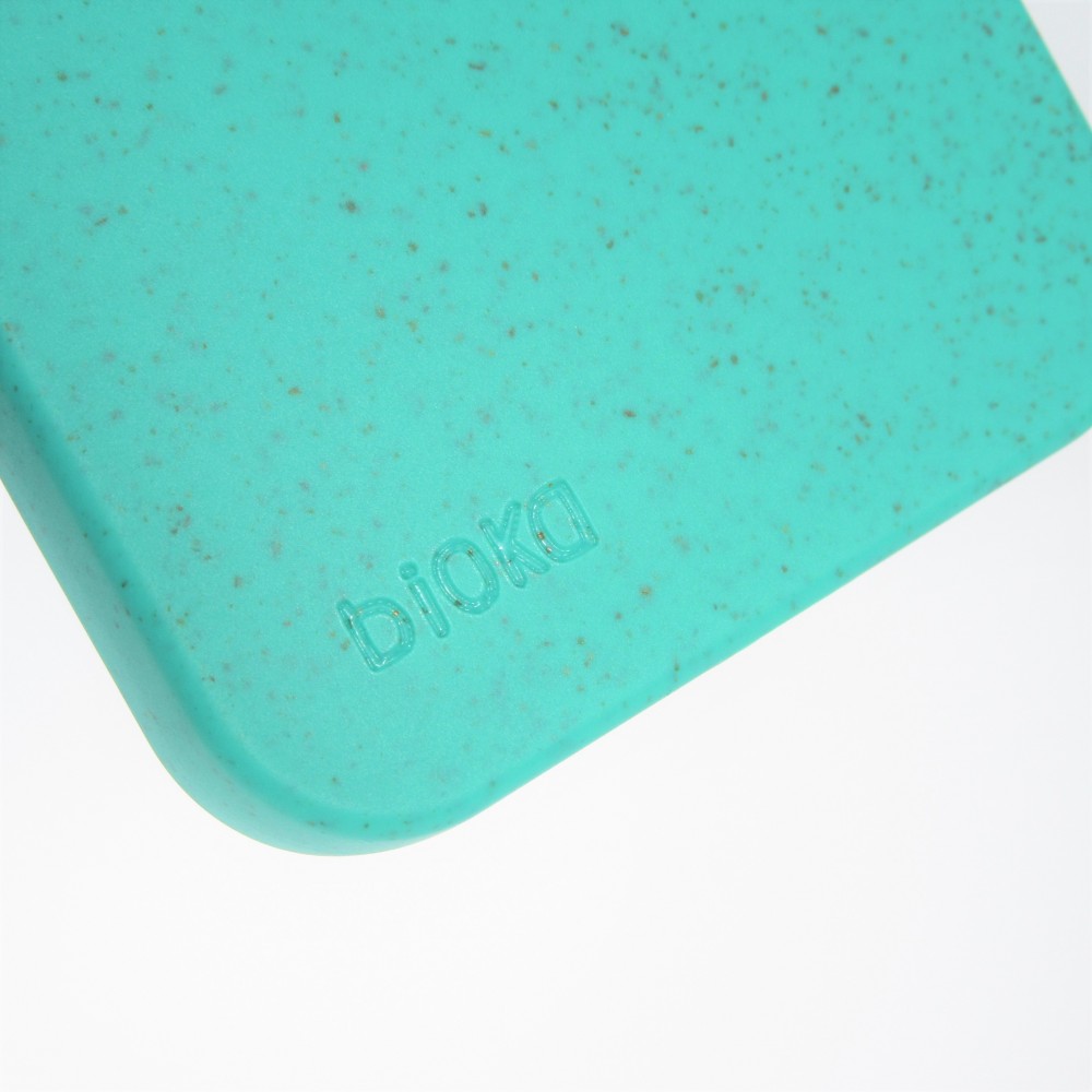 Coque iPhone 13 Pro - Bioka biodégradable et compostable Eco-Friendly - Turquoise