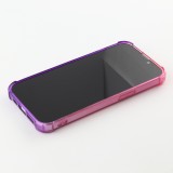 Coque iPhone 13 Pro Max - Bumper Rainbow Silicone anti-choc avec bords protégés -  rose - Violet