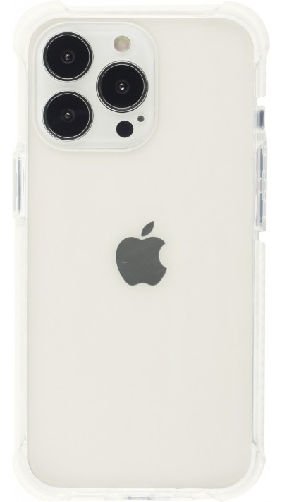 Coque iPhone 13 Pro - Bumper Stripes - Blanc