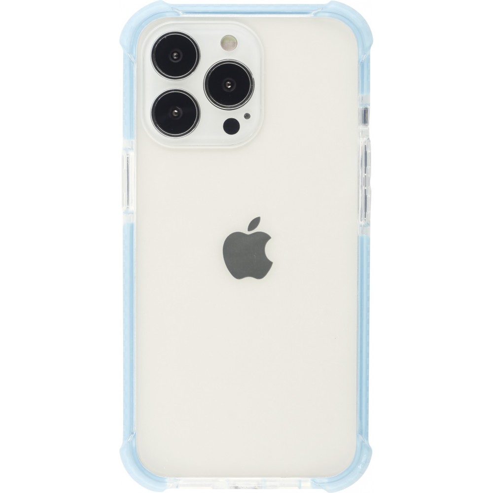 iPhone 13 Pro Max Case Hülle -  Bumper Stripes blau