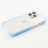 Coque iPhone 13 Pro Max -  Bumper Stripes - Bleu