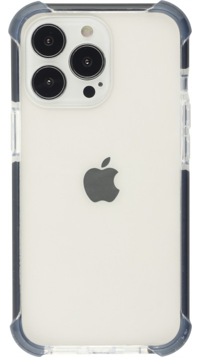 Coque iPhone 13 Pro Max - Bumper Stripes - Noir