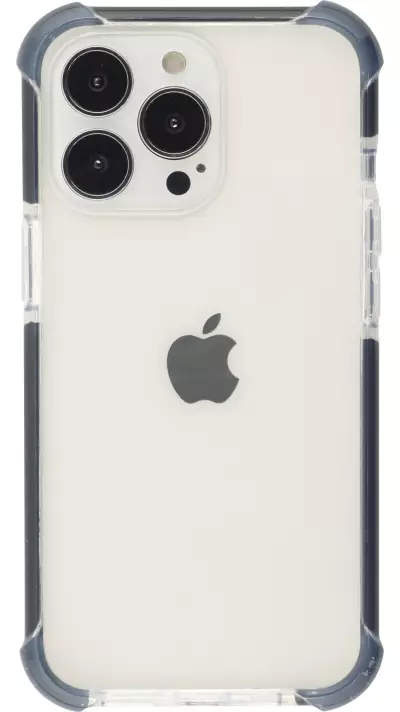 Coque iPhone 13 Pro - Bumper Stripes - Noir