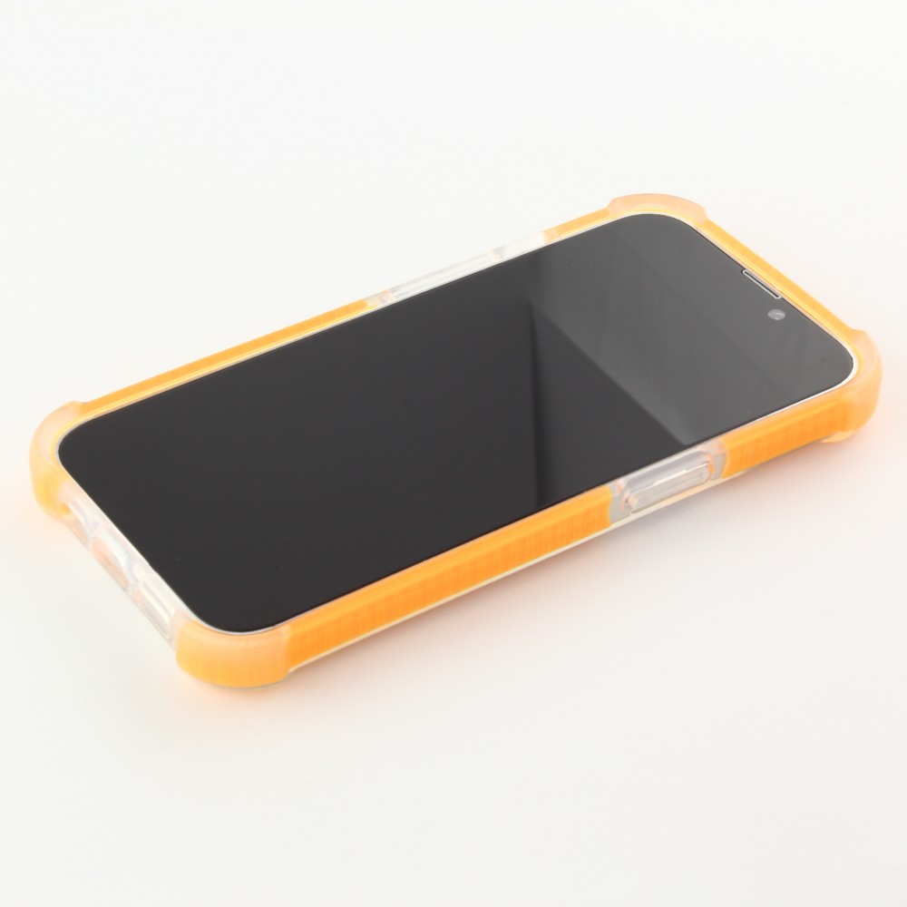 iPhone 13 Pro Max Case Hülle -  Bumper Stripes - Orange