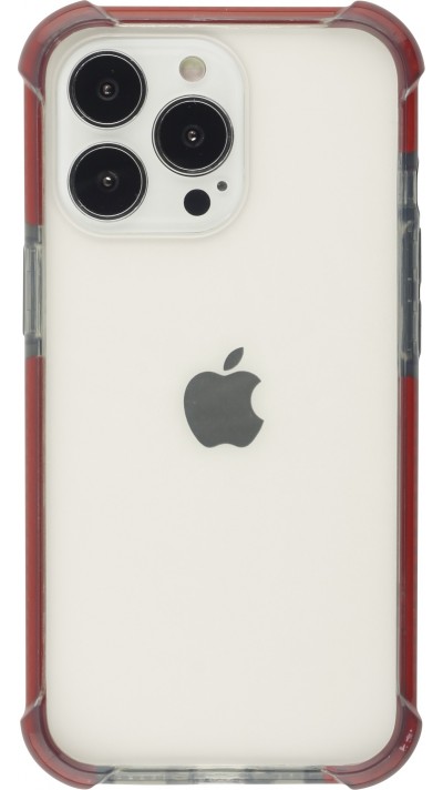 Coque iPhone 13 Pro Max -  Bumper Stripes bordeaux