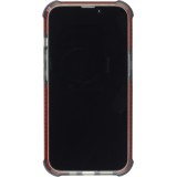 Coque iPhone 13 Pro Max -  Bumper Stripes bordeaux