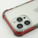 Coque iPhone 13 Pro Max -  Bumper Stripes bordeaux