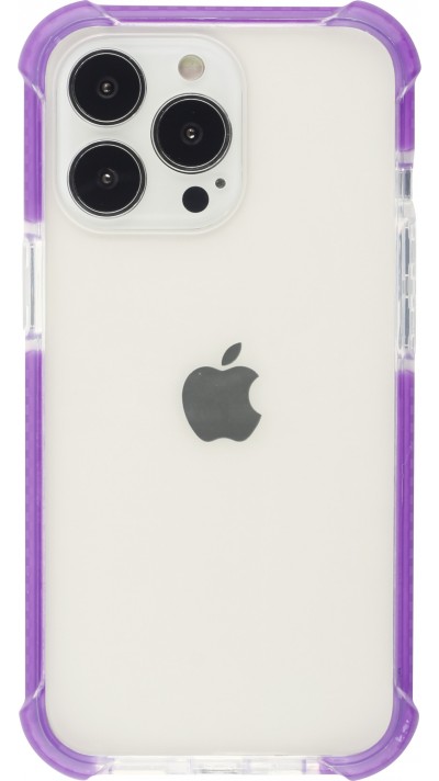 Coque iPhone 13 Pro -  Bumper Stripes - Violet