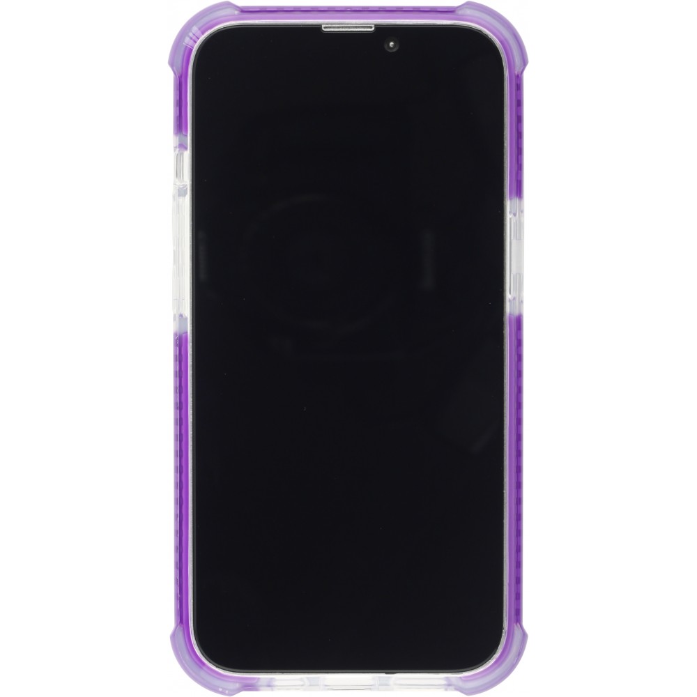 Coque iPhone 13 Pro Max -  Bumper Stripes - Violet