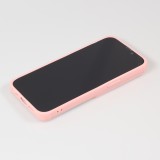 Coque iPhone 13 Pro Max - Caméra clapet vertical arc-en-ciel - Rose