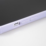 Coque iPhone 13 Pro Max - Caméra clapet vertical arc-en-ciel - Violet