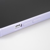 iPhone 13 Pro Case Hülle - Kamera vertikale Klappe Regenbogen - Violett