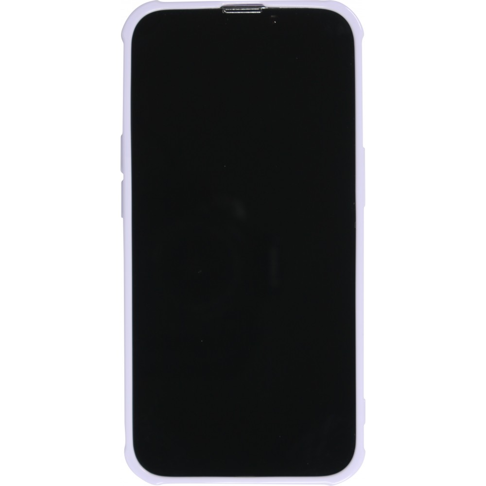 iPhone 13 Pro Max Case Hülle - Kamera vertikale Klappe Regenbogen - Violett