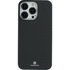 Coque iPhone 13 Pro - Carbomile case de protection en fibre de carbone aramide véritable - Noir