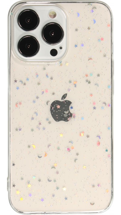 Coque iPhone 13 Pro Max - Clear Bubble Stars - Transparent
