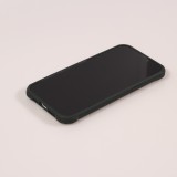 Coque iPhone 13 Pro - Cover Military Élite avec dos en carbone semi-transparent - Vert foncé