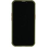 Coque iPhone 12 Pro Max - Dual Tone Bumper Mat Glass - Kaki