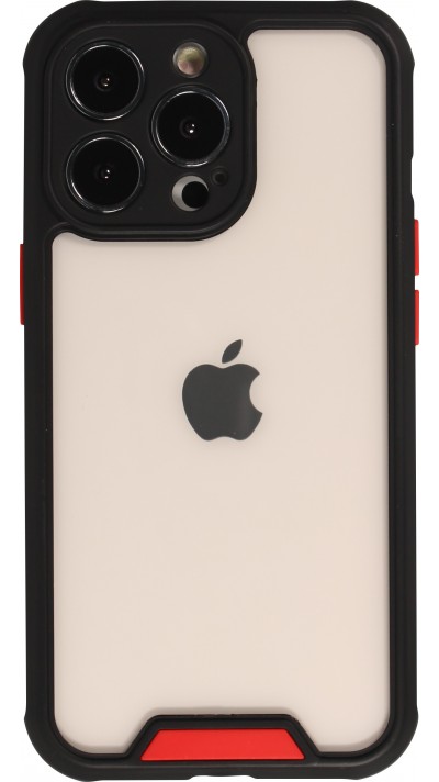 Coque iPhone 13 Pro Max - Dual Tone Bumper Mat Glass - Noir