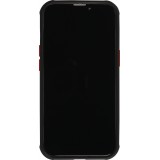 Coque iPhone 12 Pro Max - Dual Tone Bumper Mat Glass - Noir