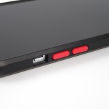 Coque iPhone 12 Pro Max - Dual Tone Bumper Mat Glass - Noir