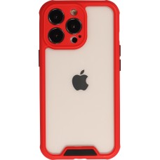 Coque iPhone 12 Pro Max - Dual Tone Bumper Mat Glass - Rouge