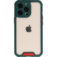 Coque iPhone 13 Pro Max - Dual Tone Bumper Mat Glass - Vert foncé