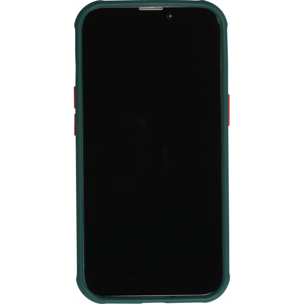 Coque iPhone 13 Pro Max - Dual Tone Bumper Mat Glass - Vert foncé