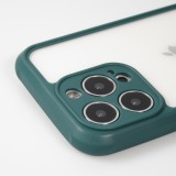 Coque iPhone 12 Pro Max - Dual Tone Bumper Mat Glass - Vert foncé