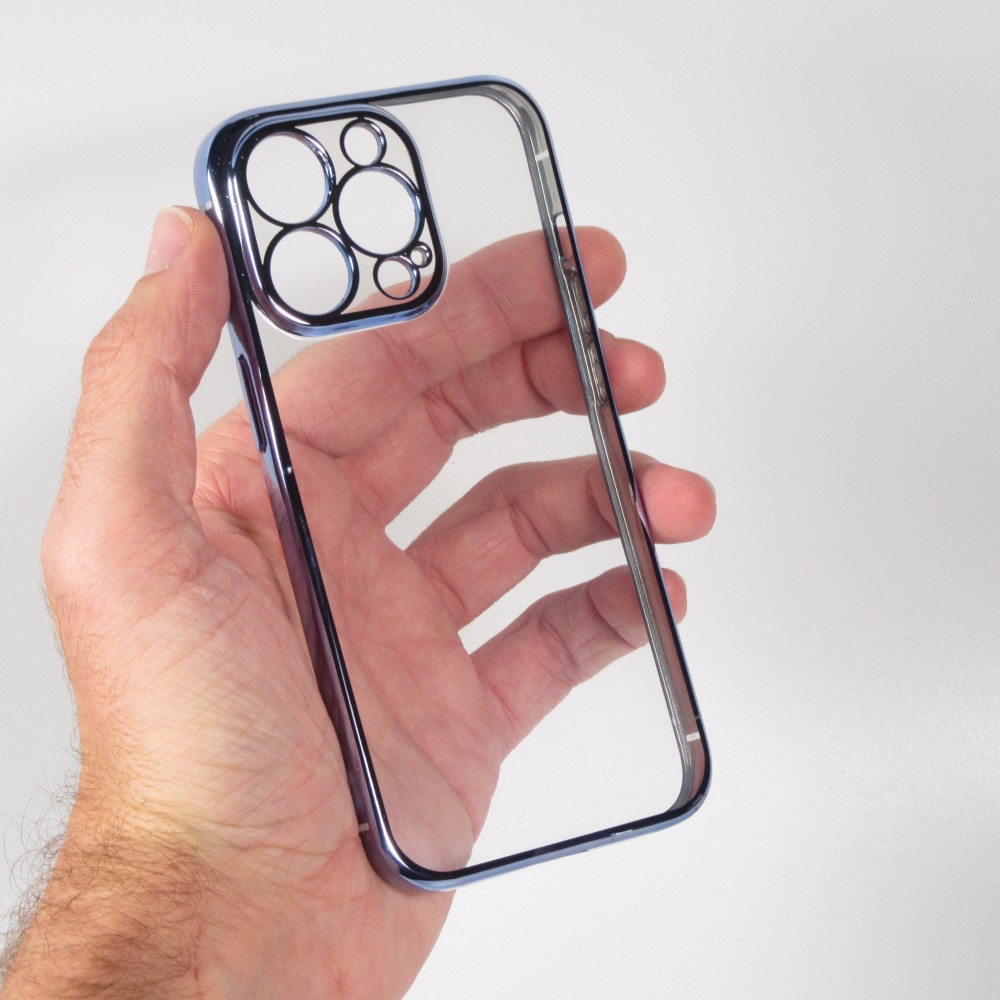 iPhone 13 Pro Max Case Hülle - Electroplate - Blau