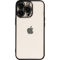 Hülle iPhone 13 Pro - Electroplate - Schwarz