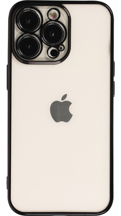 Coque iPhone 13 Pro - Electroplate - Noir