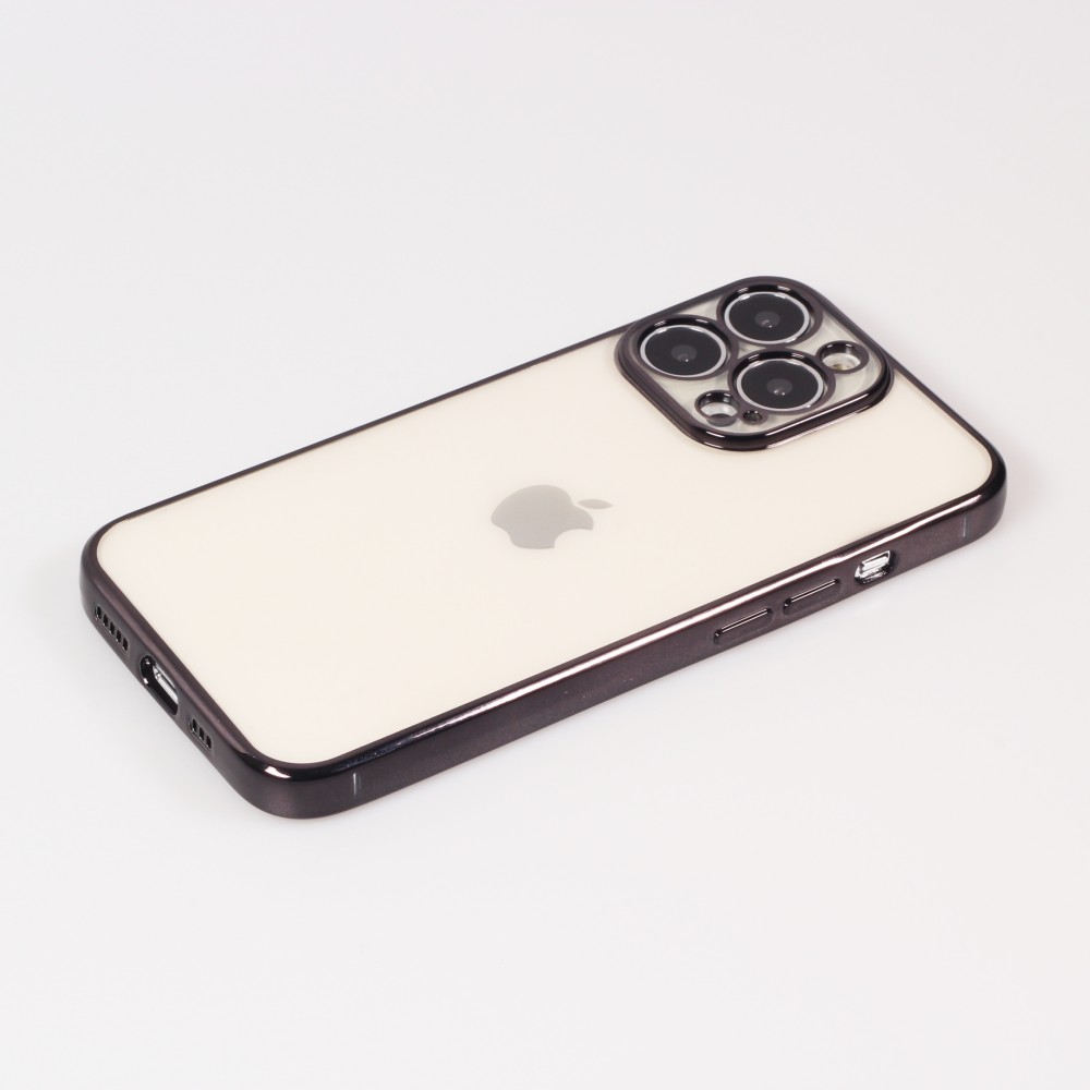 Hülle iPhone 13 Pro - Electroplate - Schwarz