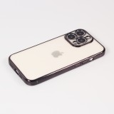 Coque iPhone 13 Pro Max - Electroplate - Noir