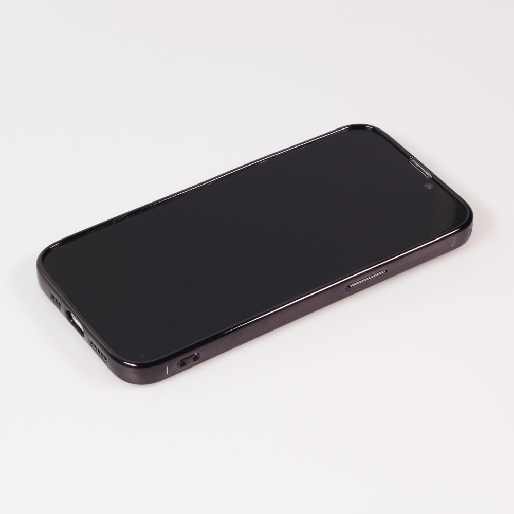 Coque iPhone 13 Pro Max - Electroplate - Noir