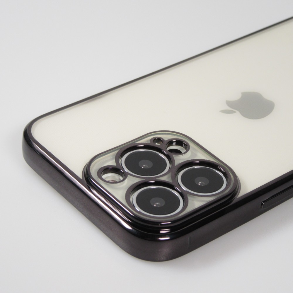 Hülle iPhone 13 Pro - Electroplate - Schwarz