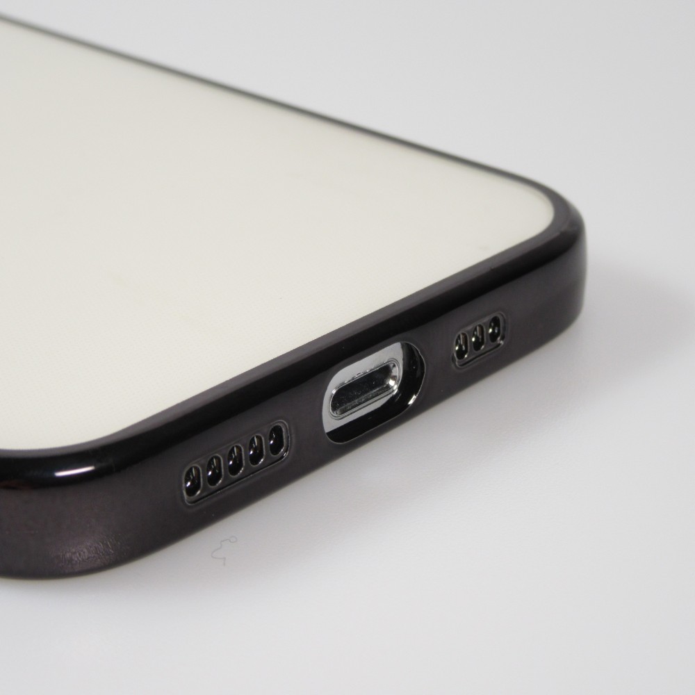 Hülle iPhone 13 Pro - Electroplate - Schwarz