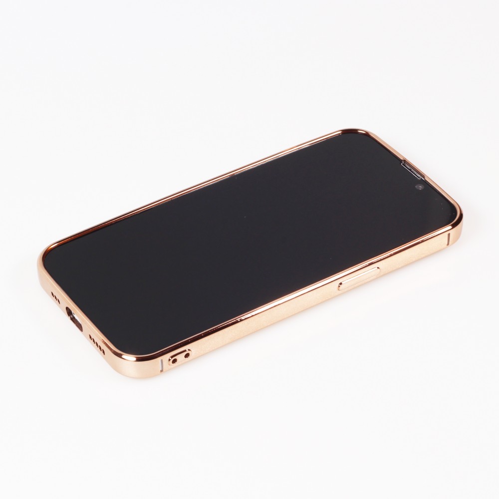 Coque iPhone 13 Pro Max - Electroplate - Or