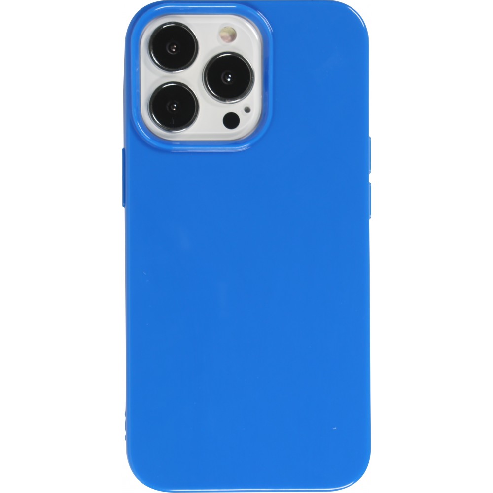 Coque iPhone 13 Pro Max - Gel - Bleu